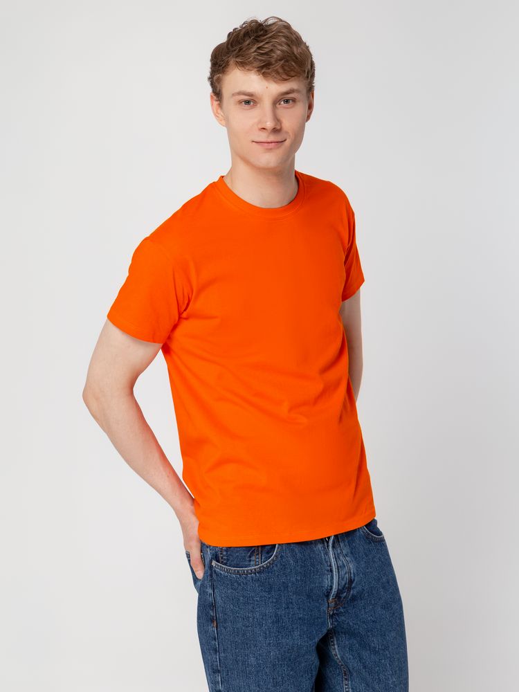 Футболка унисекс Regent 150, оранжевая — изображение 9