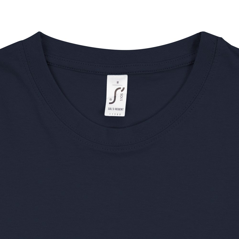 Футболка унисекс Regent 150, темно-синяя (navy) — изображение 4