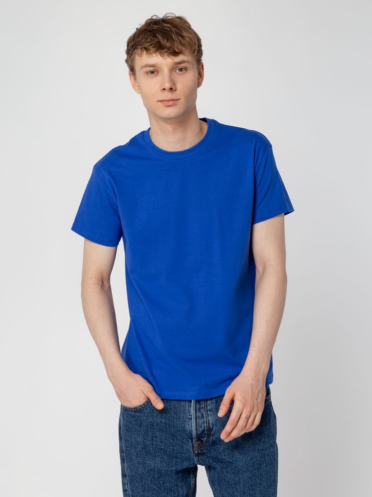 Футболка унисекс Regent 150, темно-синяя (navy) — изображение 6