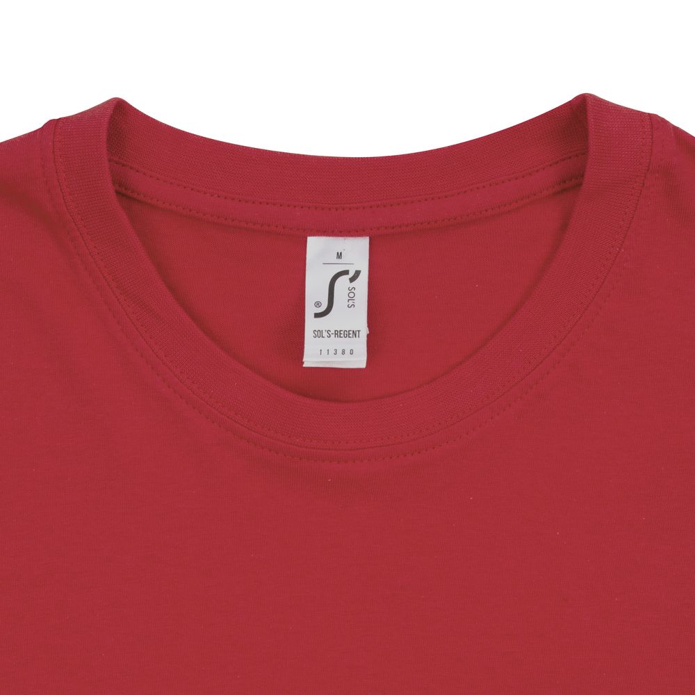 Футболка унисекс Regent 150, вишнево-красная — изображение 4