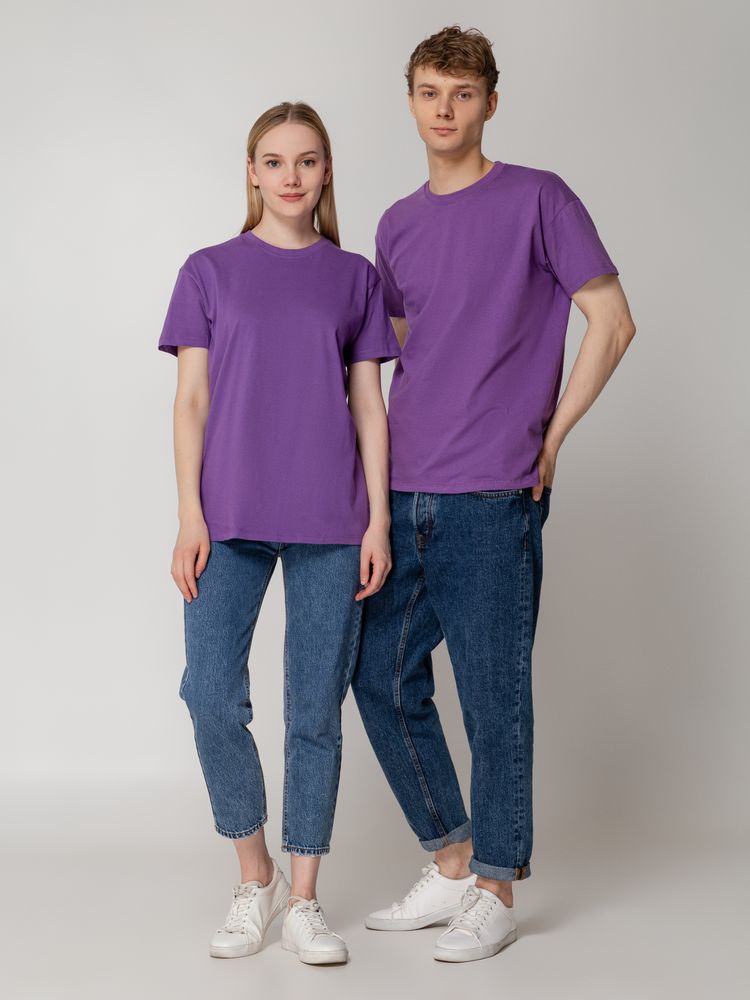 Футболка унисекс Regent 150, фиолетовая — изображение 12