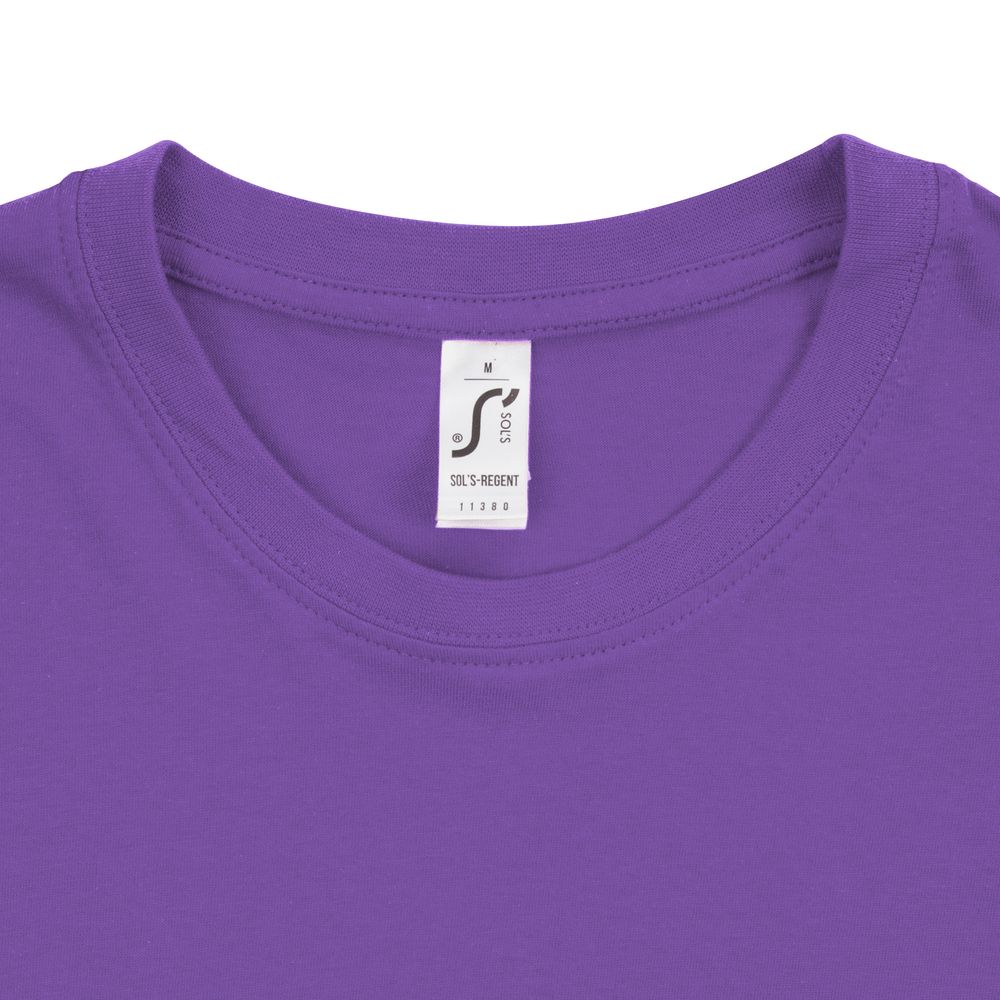 Футболка унисекс Regent 150, фиолетовая — изображение 4