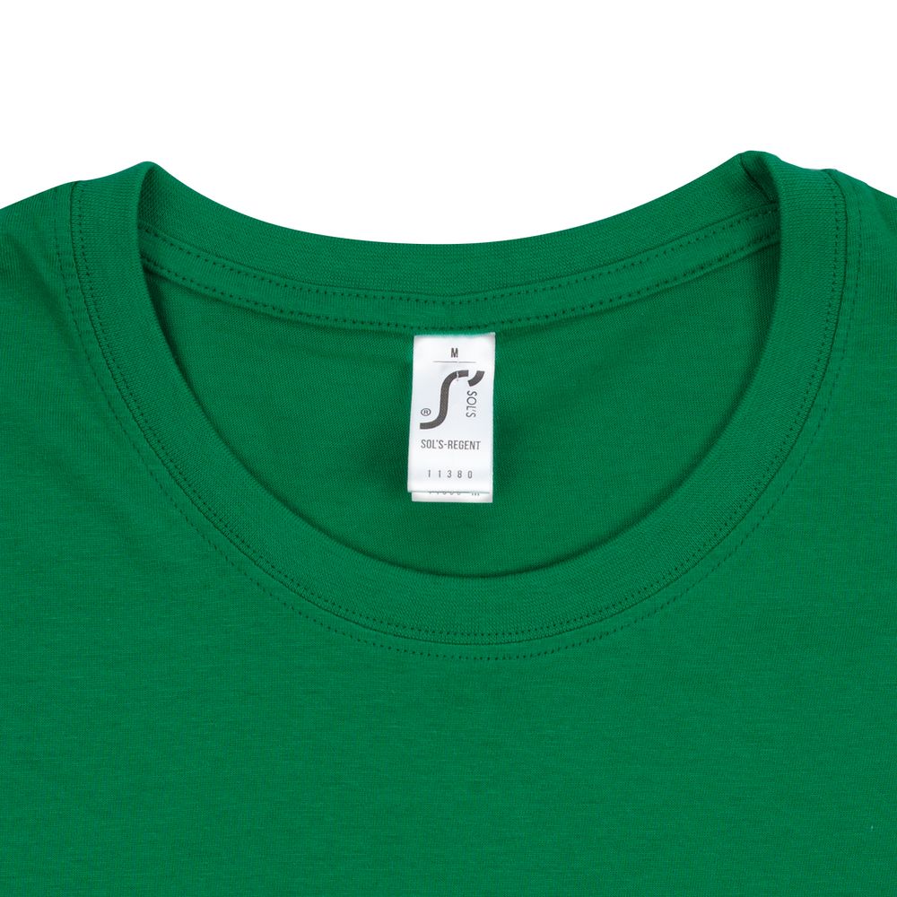 Футболка унисекс Regent 150, ярко-зеленая — изображение 4