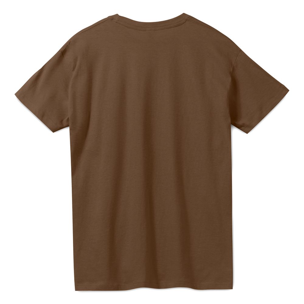 Футболка унисекс Regent 150, коричневая — изображение 3