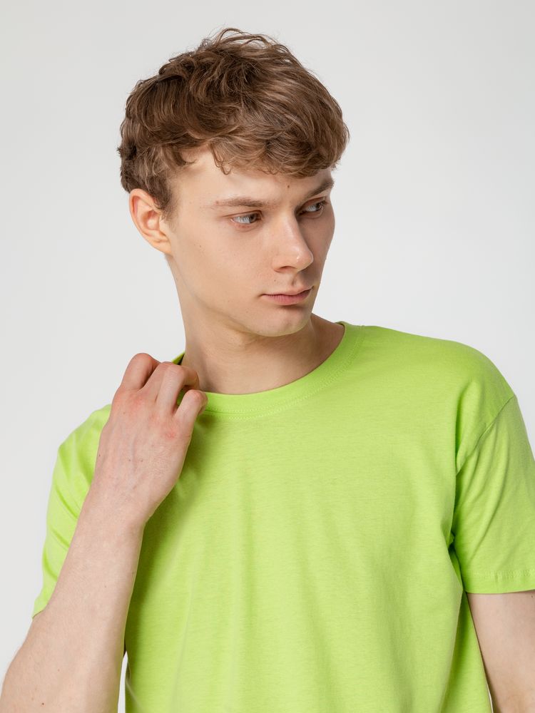 Футболка унисекс Regent 150, зеленое яблоко — изображение 11