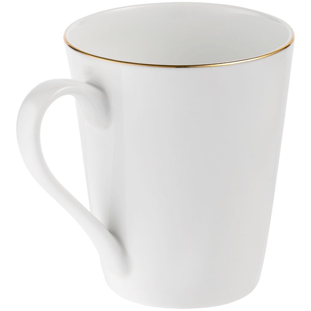 Кружка Select, белая с золотистой отводкой — изображение 3