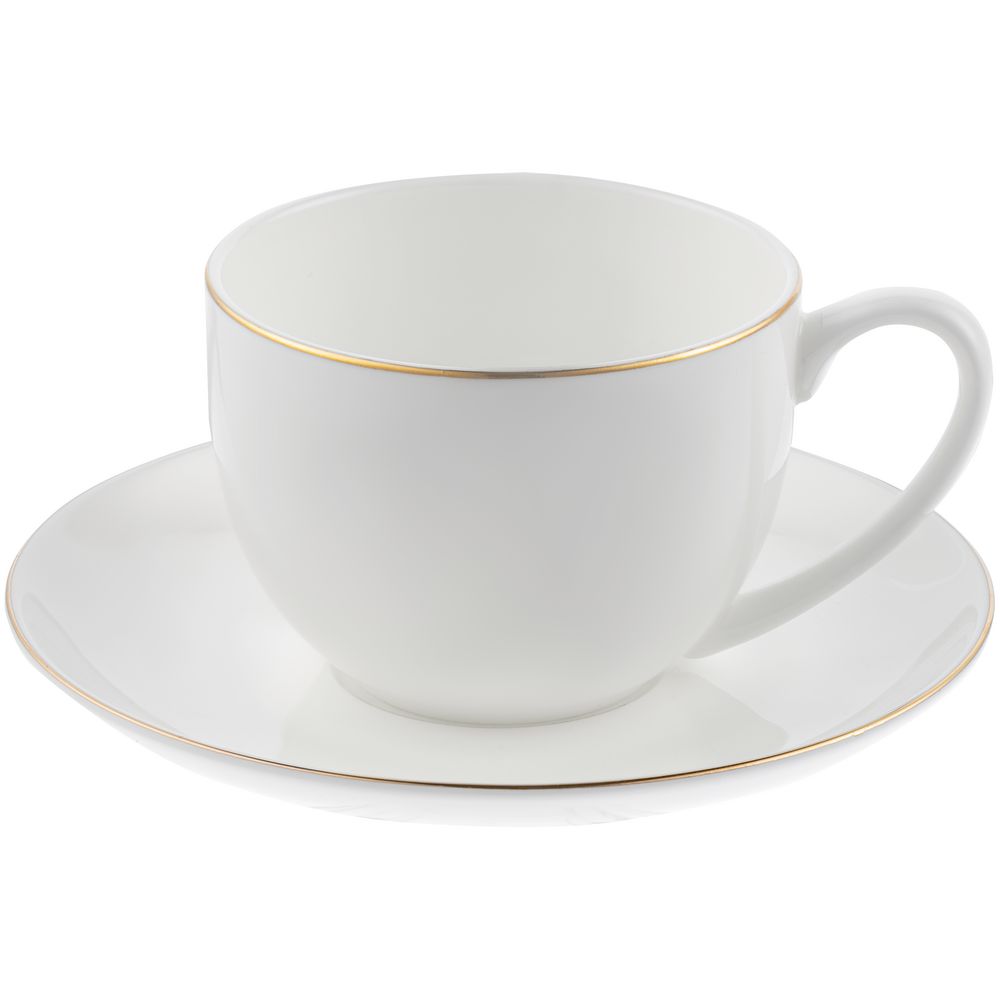 Набор на 2 персоны Select, белый с золотистой отводкой — изображение 4