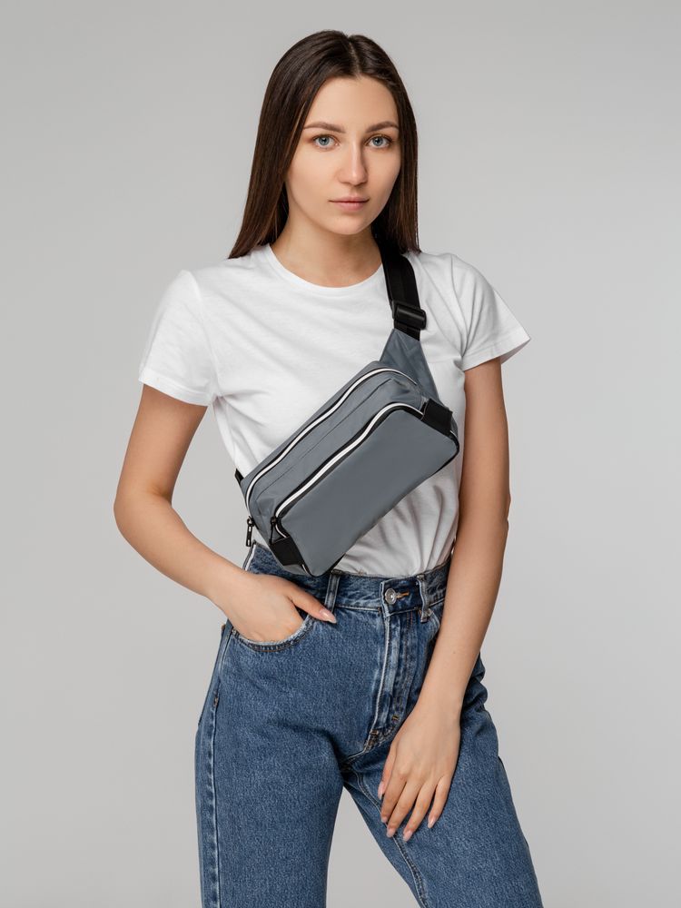 Поясная сумка Tabby, серая — изображение 9