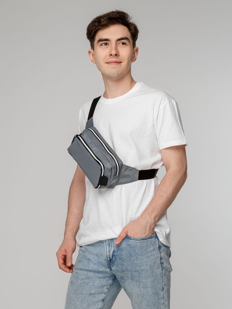 Поясная сумка Tabby, серая — изображение 11