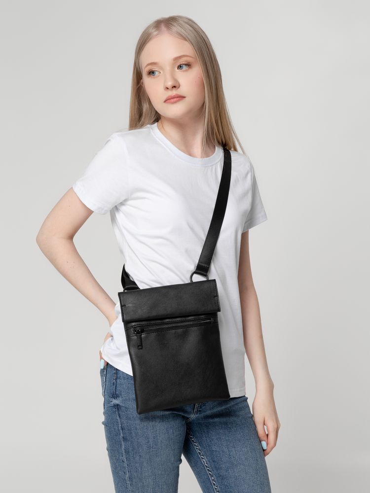 Сумка через плечо ringLink, черная — изображение 7