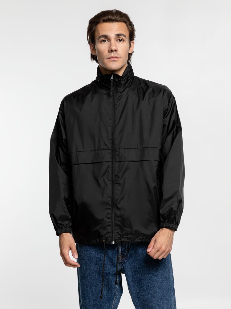 Ветровка из нейлона Surf 210, черная — изображение 12