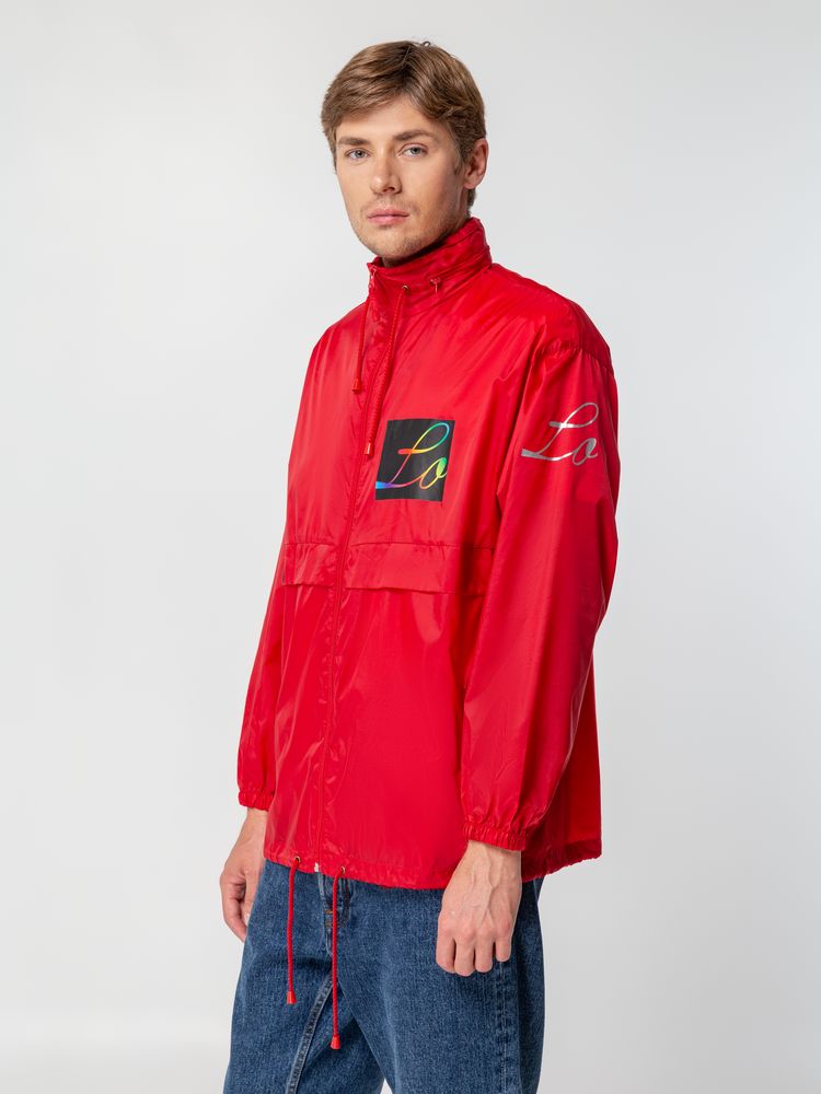 Ветровка из нейлона Surf 210, красная — изображение 7