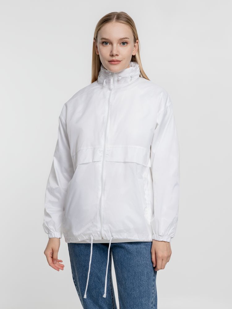 Ветровка из нейлона Surf 210, белая — изображение 12