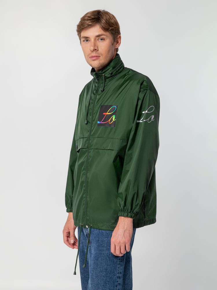 Ветровка из нейлона Surf 210, зеленая — изображение 7