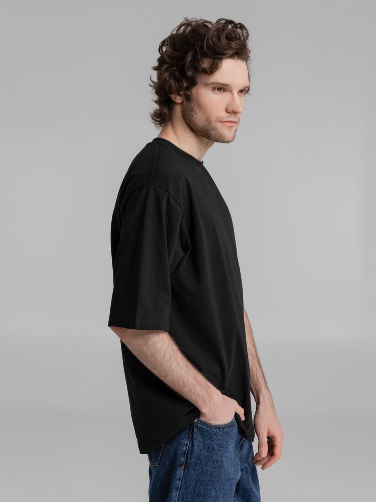 Футболка оверсайз Slope, черная — изображение 9