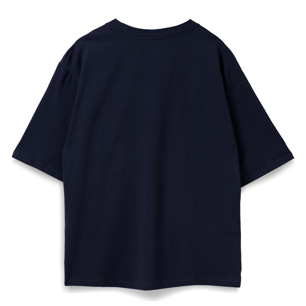 Футболка оверсайз Slope, темно-синяя — изображение 3