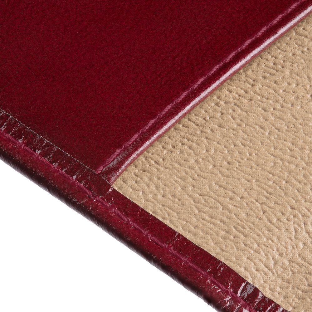 Обложка для паспорта Signature, бордовая — изображение 5