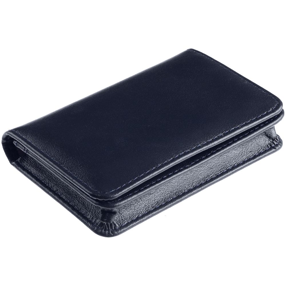 Футляр для карточек и визиток Signature, синий — изображение 4