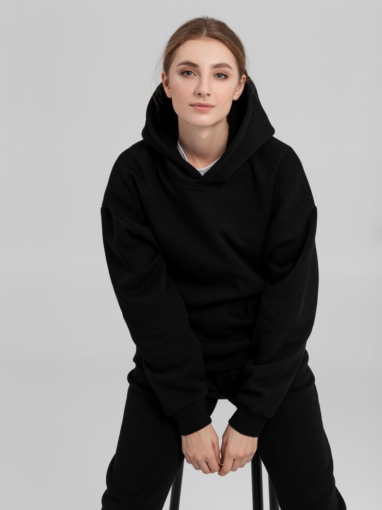 Худи Kulonga Oversize, черное — изображение 8
