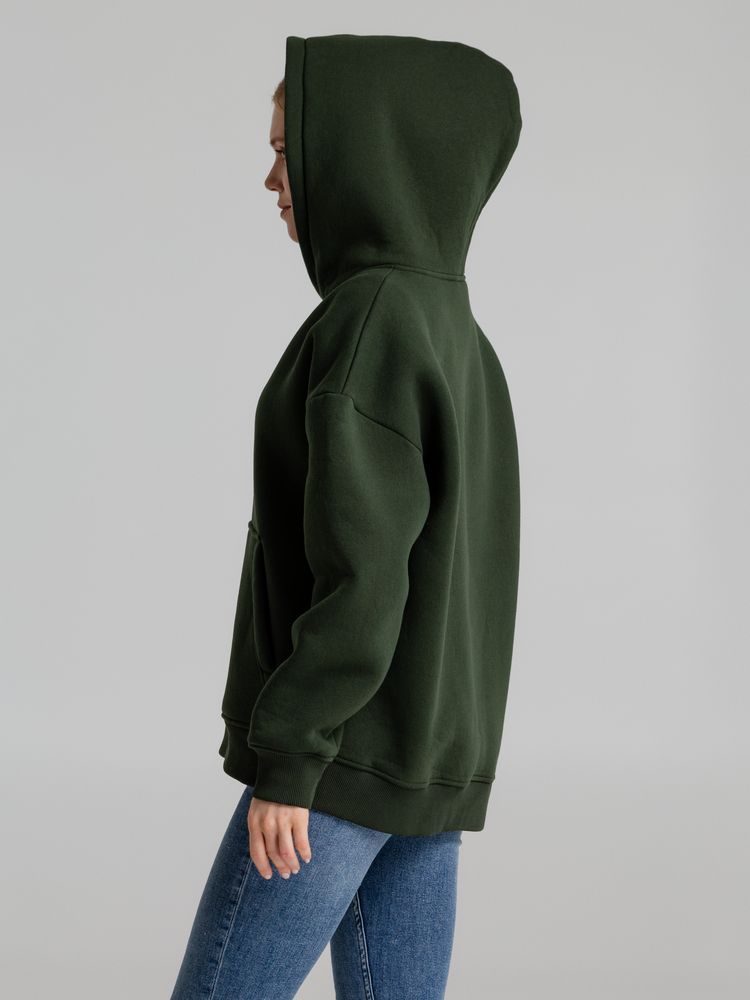 Худи Kulonga Oversize, темно-зеленый (хаки) — изображение 9