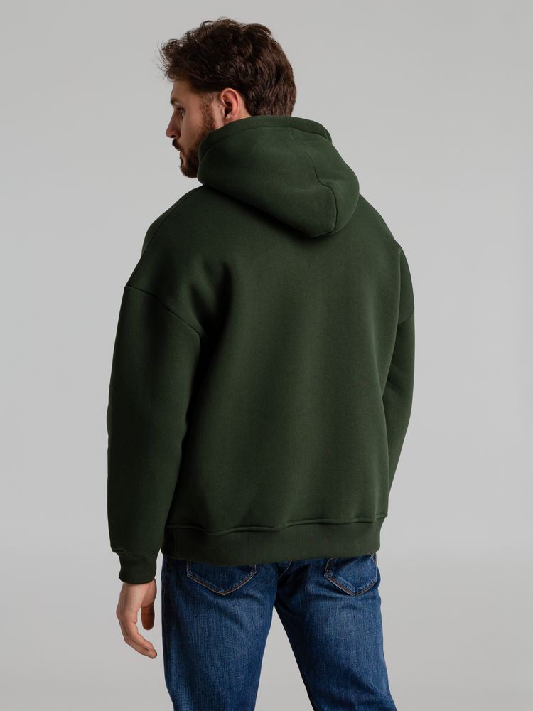 Худи Kulonga Oversize, темно-зеленый (хаки) — изображение 11