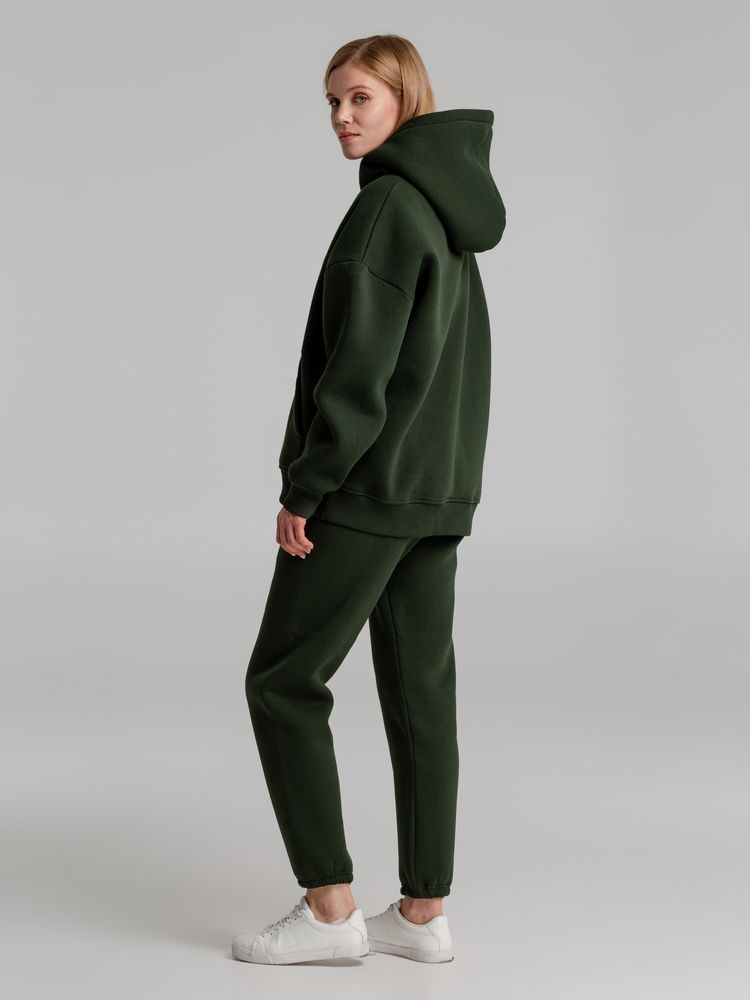 Худи Kulonga Oversize, темно-зеленый (хаки) — изображение 15