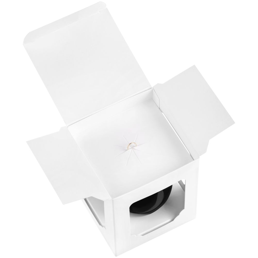 Елочный шар Gala Night в коробке, черный, 6 см — изображение 6