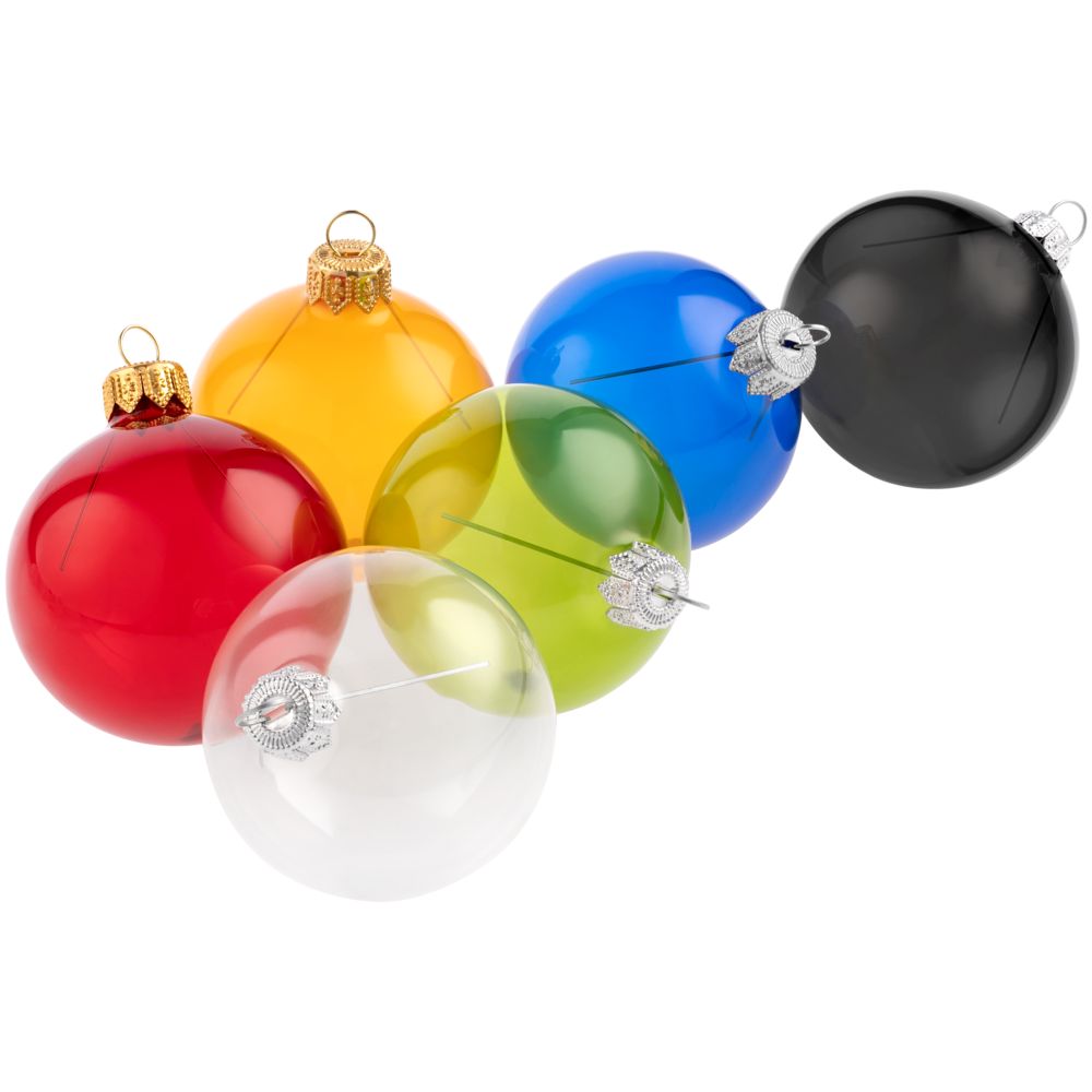 Елочный шар Gala Night в коробке, синий, 6 см — изображение 4