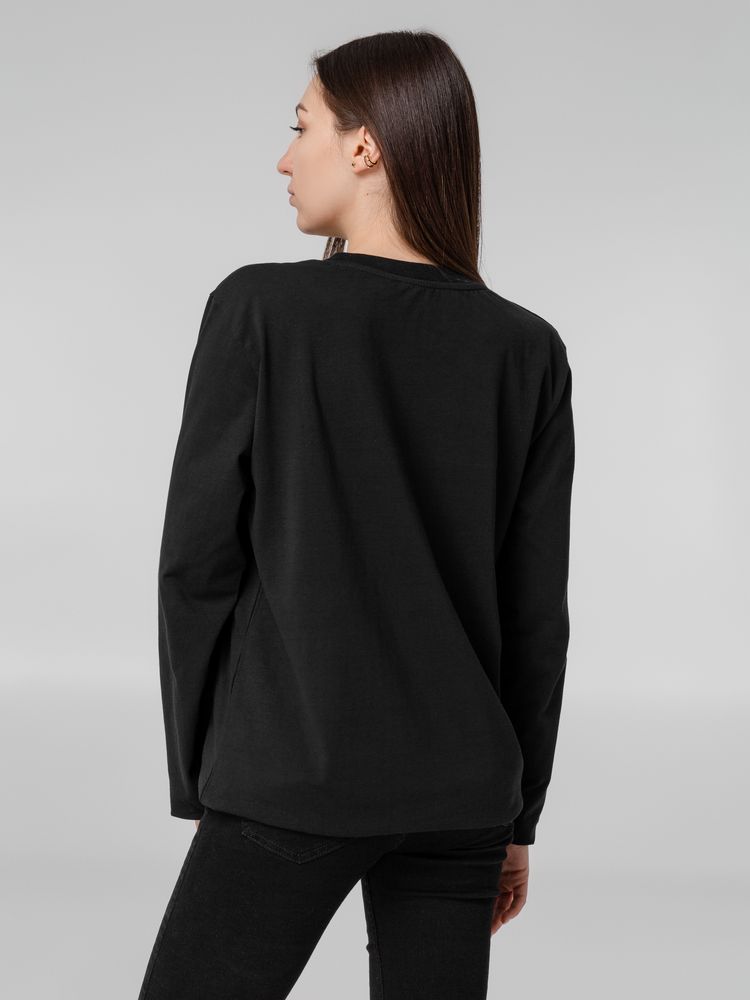 Футболка с длинным рукавом Lehta, черная — изображение 11