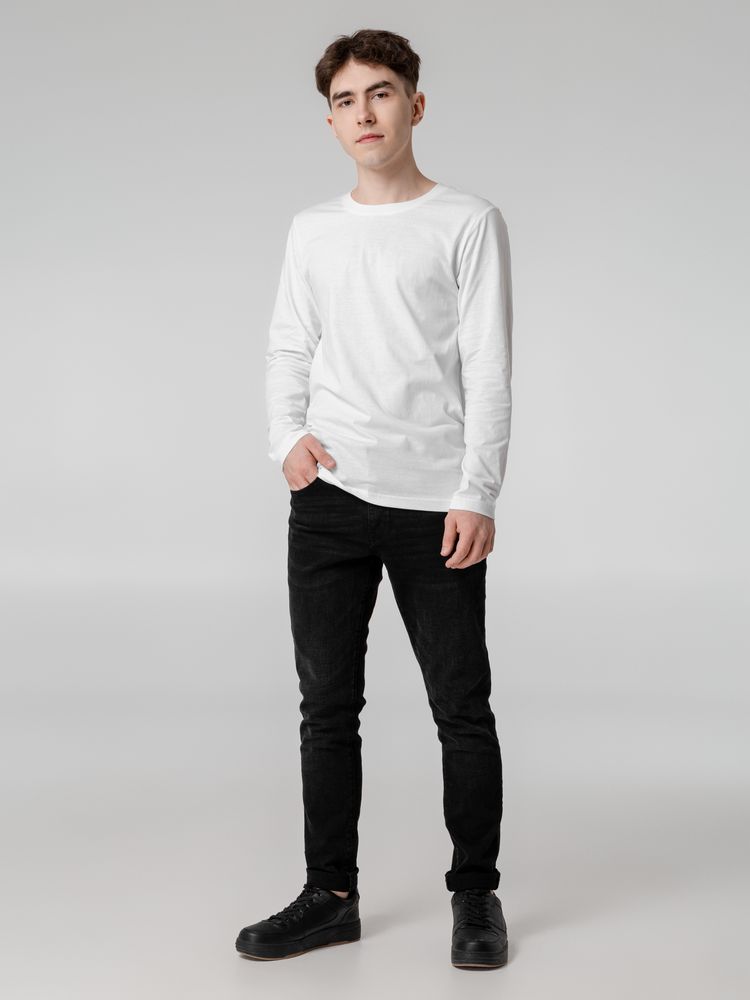 Футболка с длинным рукавом Lehta, белая — изображение 9