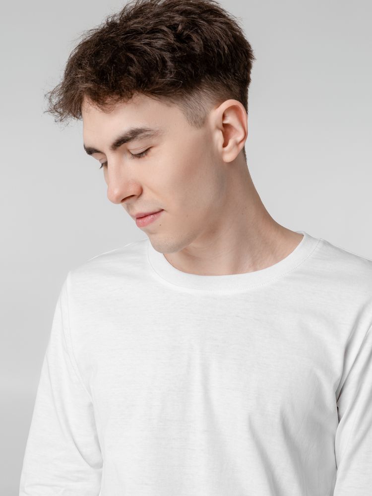 Футболка с длинным рукавом Lehta, белая — изображение 8