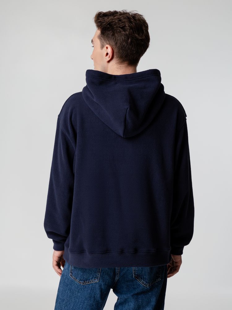 Худи флисовое унисекс Manakin, темно-синее — изображение 7