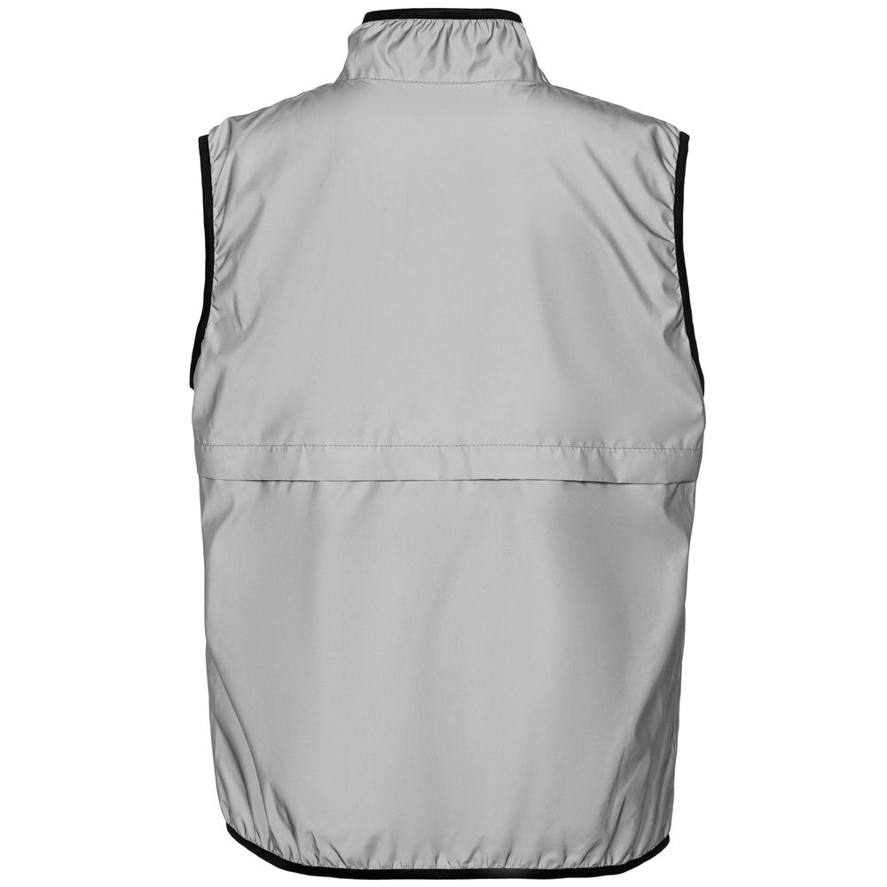 Жилет двусторонний Manifest из светоотражающей ткани, серый — изображение 5