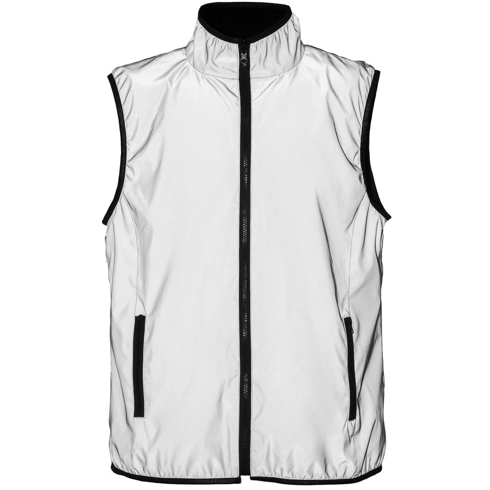 Жилет двусторонний Manifest из светоотражающей ткани, серый — изображение 4