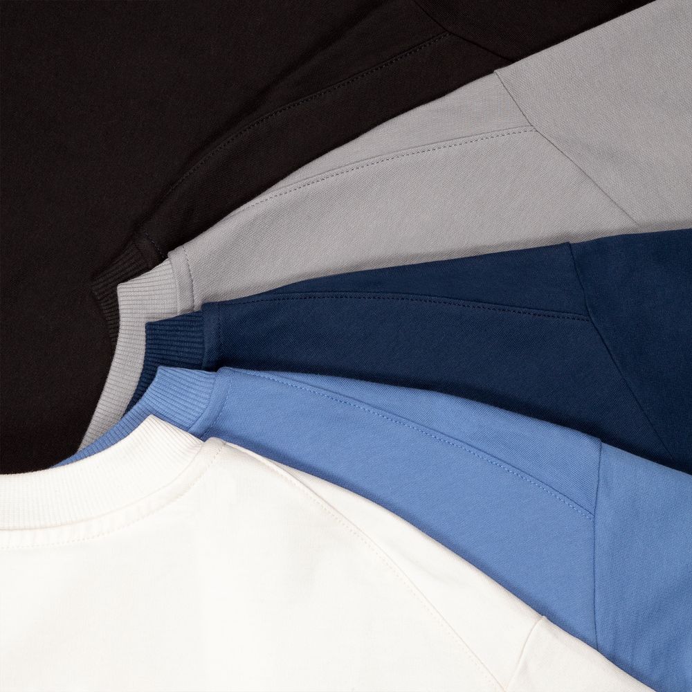 Футболка оверсайз унисекс Kosmos 2.0, светло-серая — изображение 7