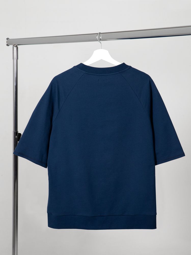 Футболка унисекс Neofit, темно-синяя — изображение 4