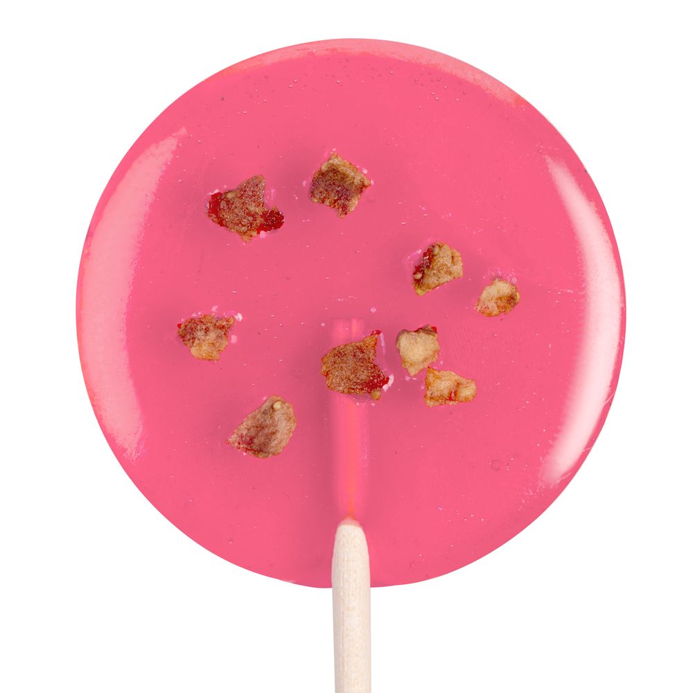Леденец Lollifruit, красный с сублимированной клубникой — изображение 4