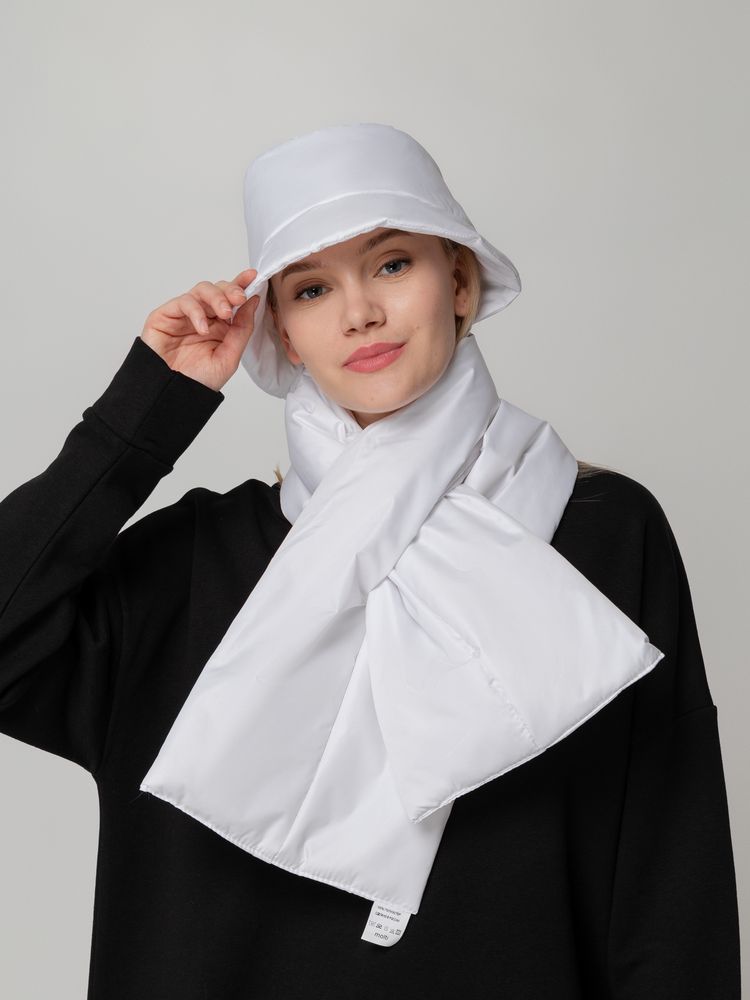 Панама утепленная Shelter, белая — изображение 10