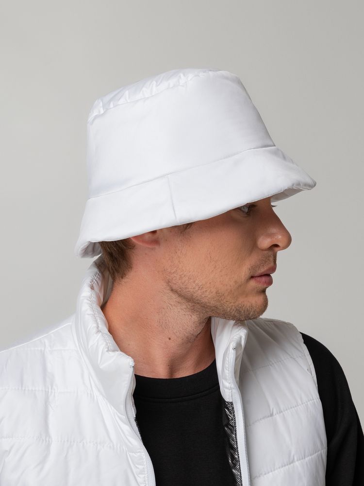 Панама утепленная Shelter, белая — изображение 7