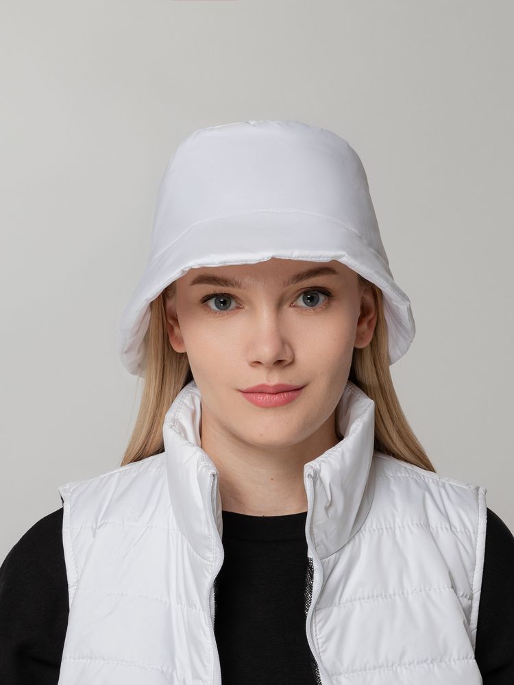 Панама утепленная Shelter, белая — изображение 5