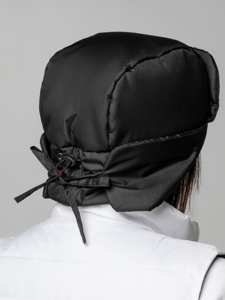 Шапка-ушанка Shelter, черная — изображение 18
