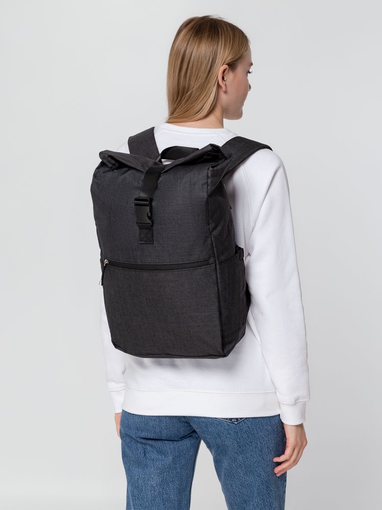 Рюкзак Packmate Roll, черный — изображение 9