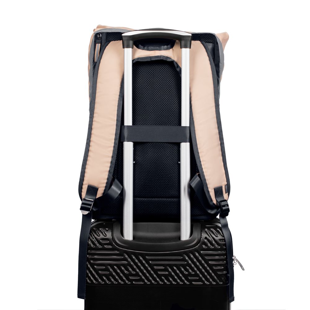 Рюкзак coolStuff Plus, бежевый c темно-синим — изображение 9