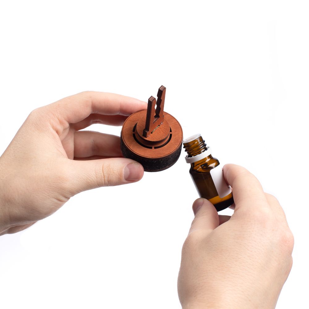 Ароматизатор в машину Sentir Deflector, коричневый, ледяной фрукт — изображение 3