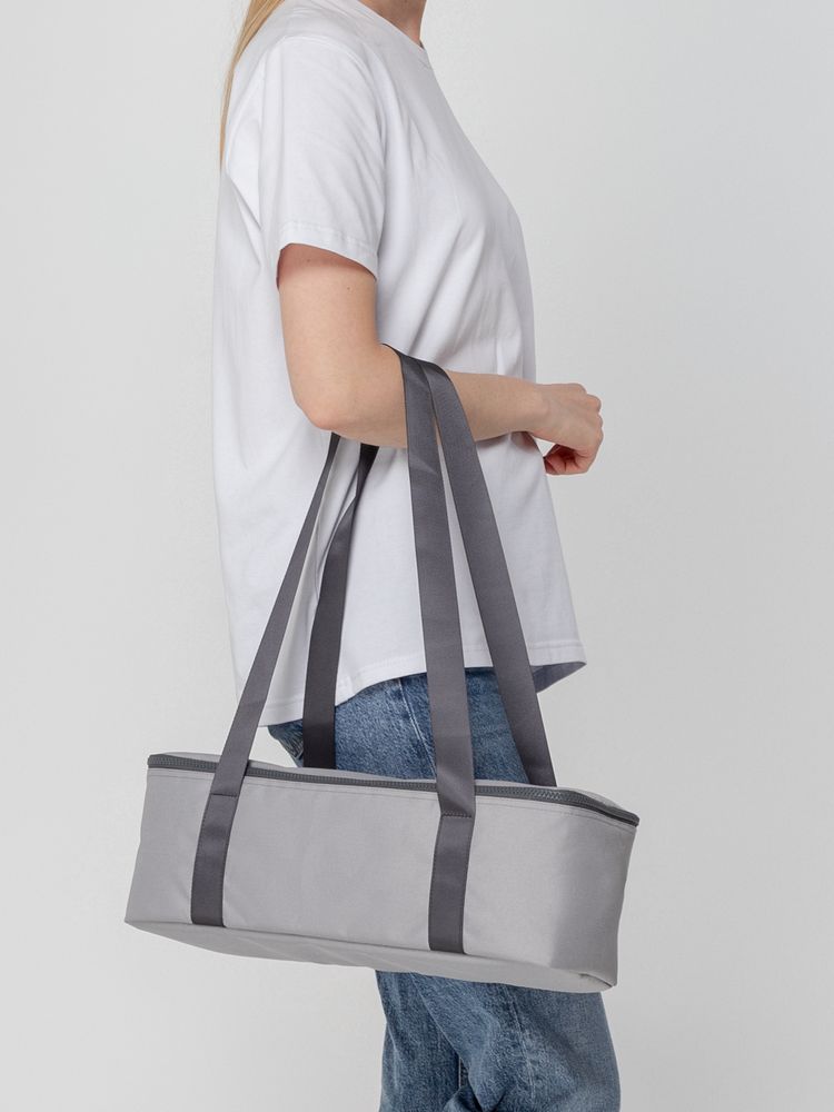 Термосумка Bodega, серая — изображение 6