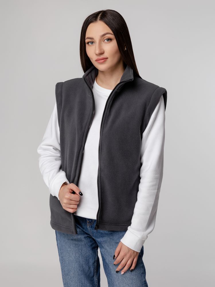 Жилет флисовый Manakin, темно-серый — изображение 8