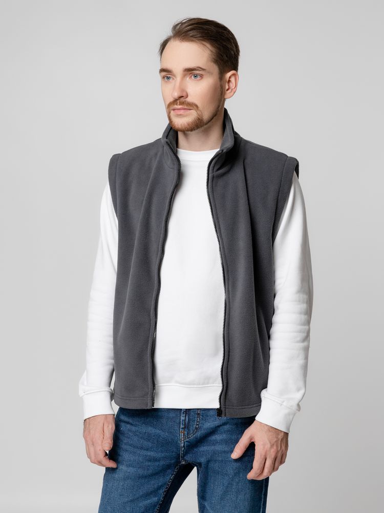 Жилет флисовый Manakin, темно-серый — изображение 13