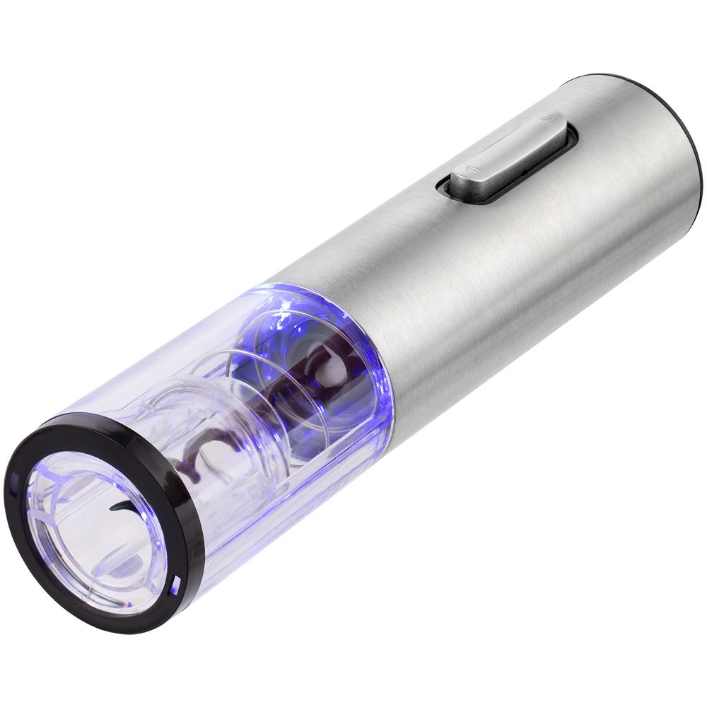 Электрический штопор с ножом для фольги Wine Diesel, серебристый — изображение 3