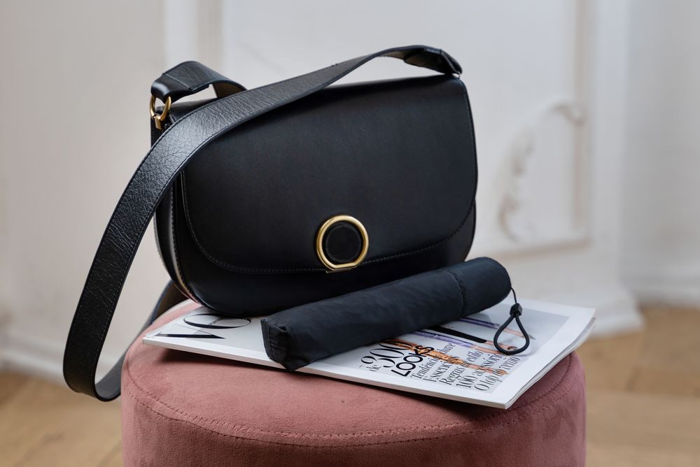 Зонт складной Luft Trek, черный — изображение 8