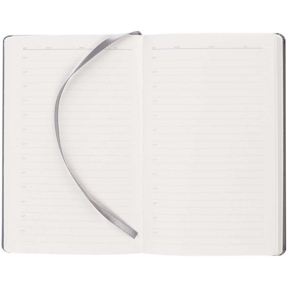 Ежедневник Magnet Shall, недатированный, серый — изображение 9